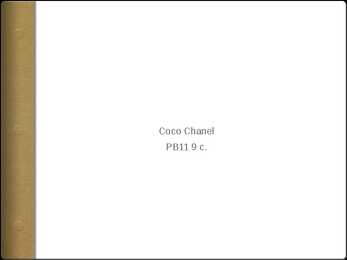 Coco Chanel