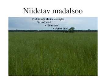 Madalsood #22