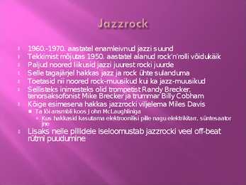 Jazzrock #3