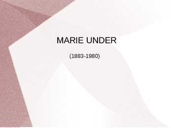 Marie Under