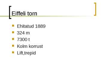 Eiffeli torn #2