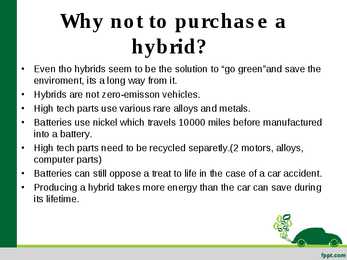 Hübriidauto - Hybrid car #7