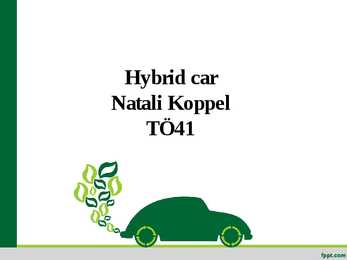 Hübriidauto - Hybrid car