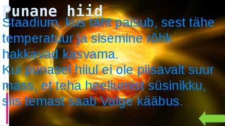Tähe elu #4