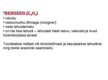 AREENID EHK AROMAATSED ÜHENDID #4