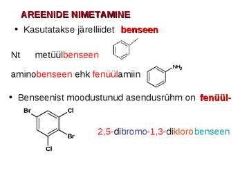 AREENID EHK AROMAATSED ÜHENDID #6