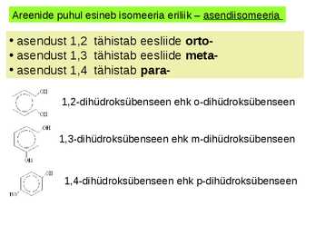 AREENID EHK AROMAATSED ÜHENDID #8