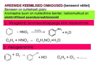 AREENID EHK AROMAATSED ÜHENDID #9