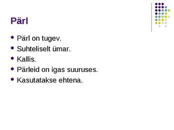 Pärl ja pärlikasvatus #2