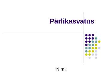 Pärl ja pärlikasvatus