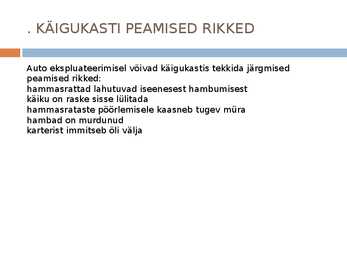 Käigukast #18