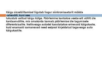 Käigukast #7