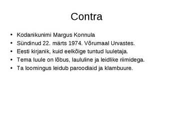 Contra #2