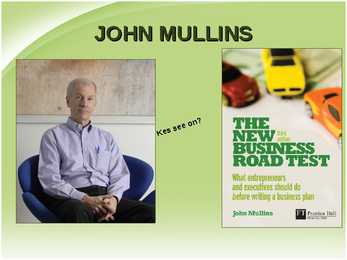 Äriidee hindamine-John Mullins #3