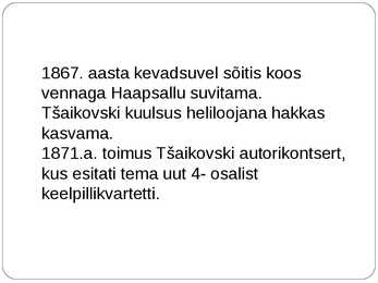Pjotr Tšaikovski #5