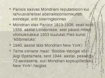 Pieter Cornelis Mondrian #6