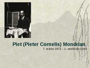 Pieter Cornelis Mondrian