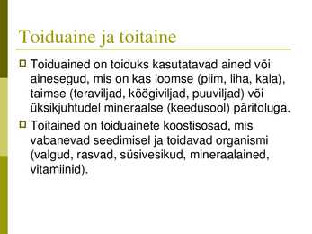 Makrotoitained #2