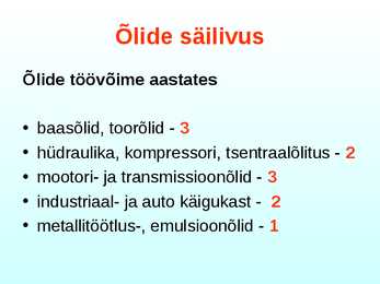 Õlitussüsteem 1 osa #41