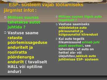 Auto juhitavus ja ABS #32