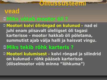 Õlitusüsteem osa 2 #31