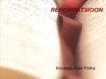 Reformatsioon