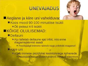 Aeglane ja kiire uni #5