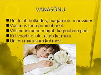 Aeglane ja kiire uni #7