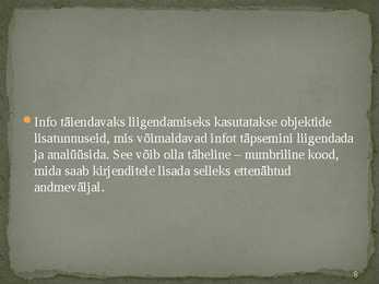 Raamatupidamise sise-eeskiri #8