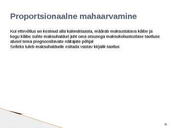 Sisendkäibemaksu mahaarvamine #13