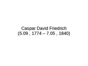 Casper David Friedrich presentatsioon