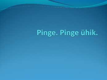 Pinge ja pinge ühik
