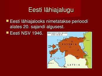 Eesti ajalugu #25