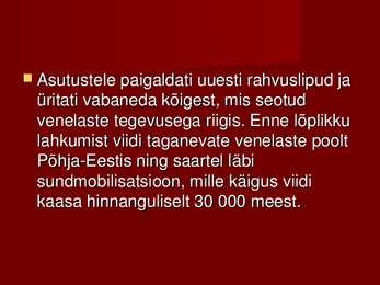 Eesti ajalugu #30