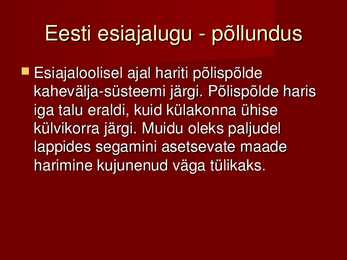 Eesti ajalugu #4