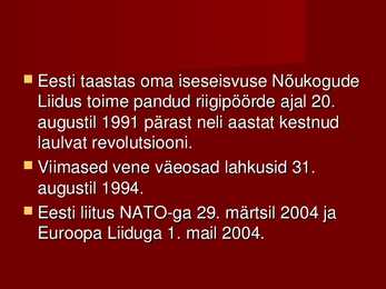 Eesti ajalugu #33