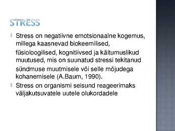 Stress #2