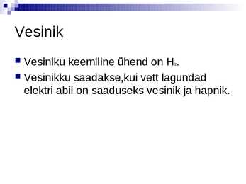 Vesinikul töötavad autod #2