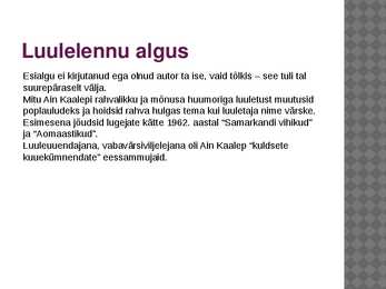 Ain Kaalep #3