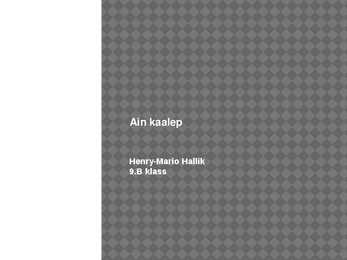 Ain Kaalep