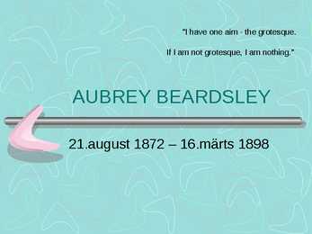 Aubrey Beardsley