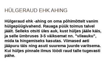 Hülgepüük Eestis #4