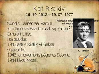 Karl Ristikivi #2