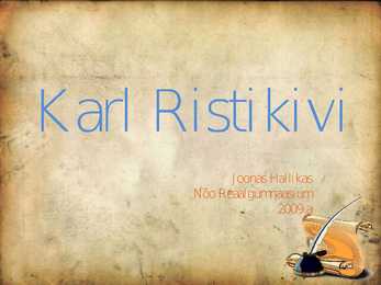 Karl Ristikivi