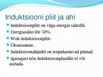 Induktsiooni ahi ja pliit #3