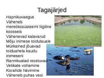 Heitvetest pärinev reokoormus ning selle probleemid #8