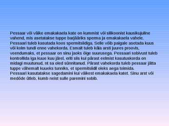 Väike emakakaela kate #2