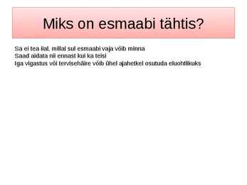 Esmaabi #2