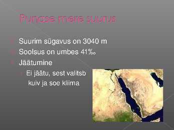 Punane meri #3