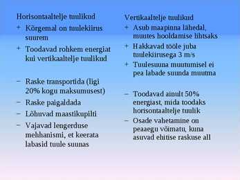 Tuuleenergia kokkuvõte #3